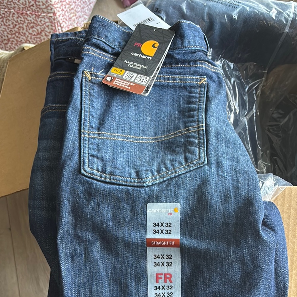 Carhartt rugged flex straight fit Flame Resistant 34/32